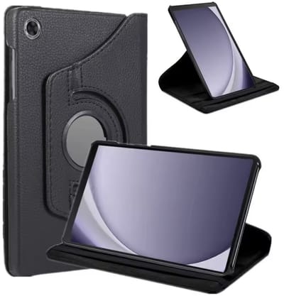 EtuiTab Samsung Galaxy Tab A9 8,7 2023 - Tablethoes - 360 graden - Zwart - Eco-leer
