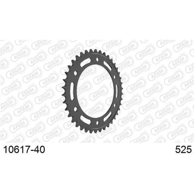 Stalen kroon #525 Afam CBR RR 10617 40T