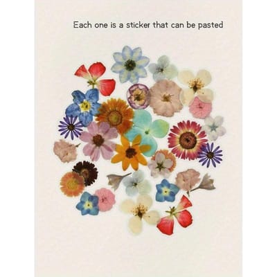 40 stuks/Pak Bloemblaadjes Stickers, Creatieve Decoratieve Scrapbooking DIY Stickers, Terug naar School Benodigdheden