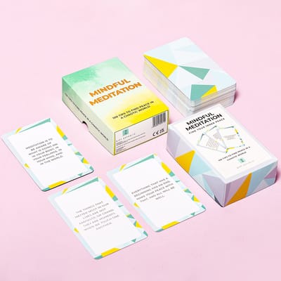 Gift Republic - Mindful Meditation Cards - Meditatie Kaarten - Affirmatie Kaarten