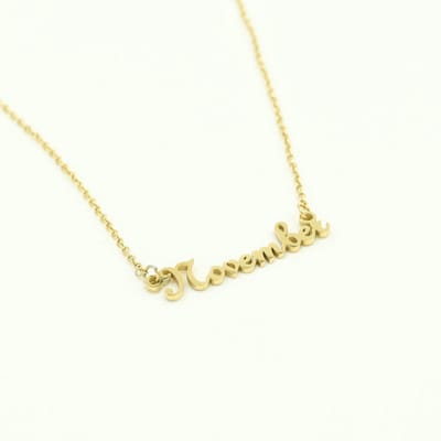 Ketting-maand november goud