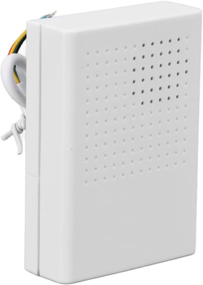 Allecto - Bedrade Deurbel - Elektronische Deurbel - 90dB Geluidsniveau - Wit - Toegangscontrole - Ideaal voor Thuis en Hotels - Eenvoudige installatie