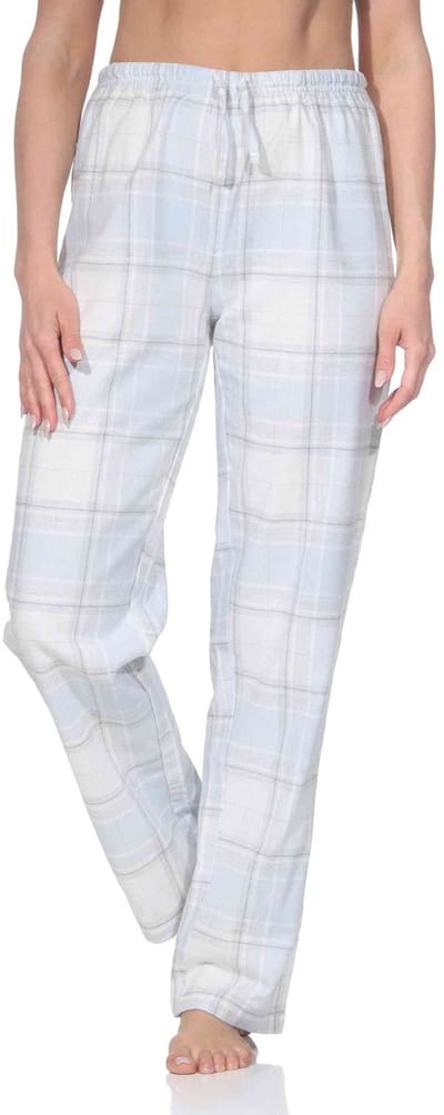 Normann geruite flanellen pyjamabroek voor dames - ideaal om te ontspannen