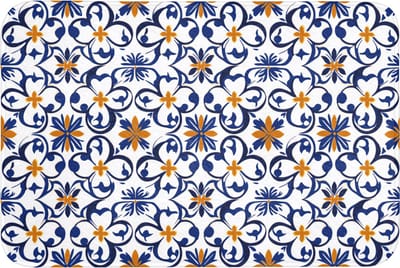 Badmat 90x60 cm - Antislip - Patroon - Modern - Kleurrijk - Badmatten voor badkamer - Badkamermat - Douchemat - Badkamer mat