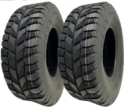 25x8.00-12 (205/80-12) ATV-banden, 6-laags, WP07 OBOR Beast 47N, goedgekeurd voor de openbare weg (set van 2)
