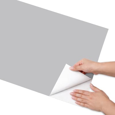 Coloray Meubel Wrap Folie - Grijs Meubelfolie - 50x100 cm - Decoratiefolie Glad grijs - Meubel Wrap Folie - Minimalist Meubelfolie - Plakfolie Meubels - Keuken decoratie - Achtergronden en patronen