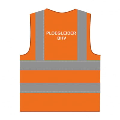 Ploegleider BHV hesje RWS oranje