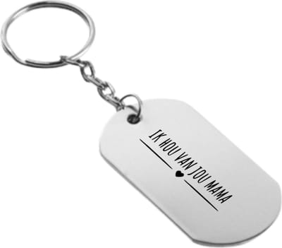 Akyol - ik hou van jou mama sleutelhanger - Mama - cadeau mama - leuk cadeau voor je mama om te geven - verjaardag - 54 x 29mm