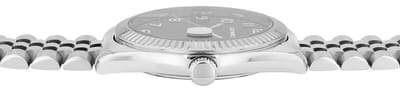 JUST WATCH Herenhorloge Edelstahl uit Edelstahl met datumaanduiding, inkortbaar