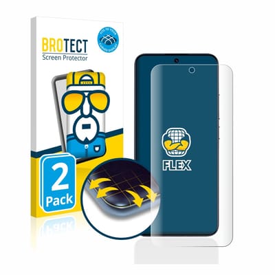 BROTECT - Screenprotector voor Xiaomi 13 - Folie Beschermfolie transparant volledig dekking - 2 Stuks