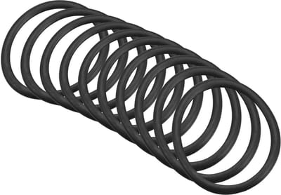 10x Nitril Rubberen O-Ringen Zwart 34x27x3.5mm voor Kranen en Loodgieterswerk Reparatie