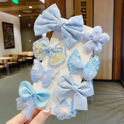 Without Lemons Haarclips Blauw kind | hairclips kinderen | Haarspeldjes |Cute accessoires| Baby haarspeldjes |Strikjes |Meisje cadeau |Kinder cadeau |haardecoratie |kraamcadeau | baby | peuter | meisjes |
