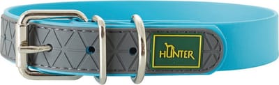 Dog collar Hunter Convenience Turquoise (23-31 cm)