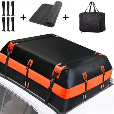 Trendique - Dak koffer - Extra Groot - Waterdicht - Auto Ruime Draagtas voor Dakdragers - Reizen / Vakanties - 109x86x43 cm