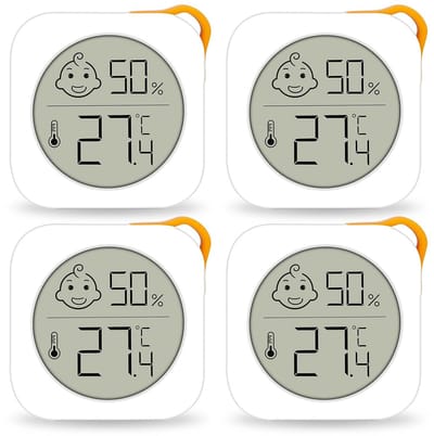 Digitale Thermo-Hygrometer met LCD en Smiley Indicator voor Binnenruimtes
