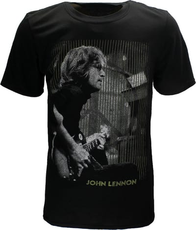 John Lennon Gibson Guitar T-Shirt - Officiële Merchandise - L