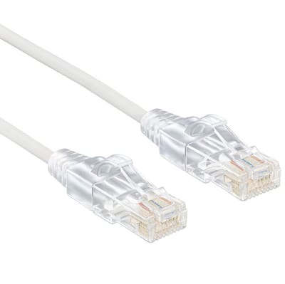 DeLOCK UTP dunne netwerkkabel wit - CAT6 - 1 meter