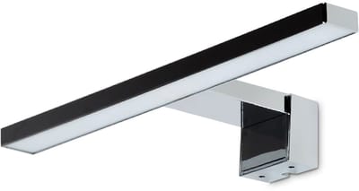 Kwazar Luminaire LED-spiegelverlichting 3-in-1 badkamer 5W 350LM 30cm neutraal wit 4000K IP44 230V wandlamp spiegelverlichting, badkamerkast spiegelverlichting Elena zilver