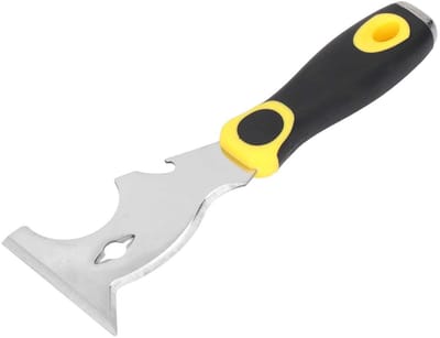 Dailygoody - Putty Knife - Multifunctionele RVS Putty Knife - Ergonomisch Handvat voor Comfort - 7.5cm Lengte - Ideaal voor Klussen en Verbouwingen - .
