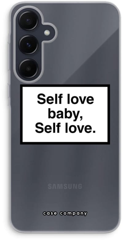 Case Company® - Hoesje geschikt voor Samsung Galaxy A55 hoesje - Self love - Soft Cover Telefoonhoesje - Bescherming aan alle Kanten en Schermrand