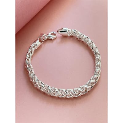 Mode Sieraden Sterling Armband 6MM20CM Geschikt voor Vrouwen Mode Bruiloft Feest Cadeau Sieraden brown