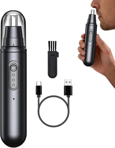 Neus Haar Trimmer - Verzorgingsapparaat - Dagelijkse Verzorging - Stille Werking - 12.6 cm Lengte