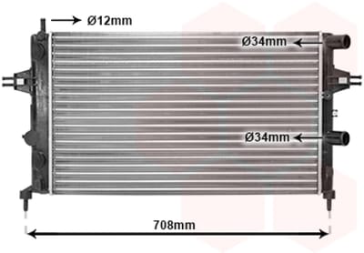 Van Wezel - RADIATOR VOOR OPEL ASTRA G 1998-2004 09119481