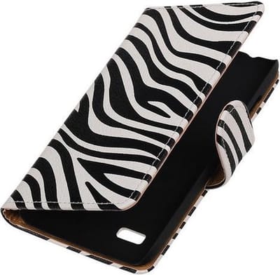 Zebra Booktype Huawei Y560 / Y5 Wallet Cover Hoesje