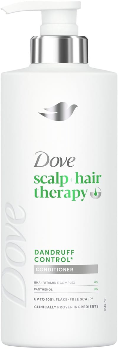 DOVE Scalp + Hair Therapy Conditioner - Dandruff Control - verzorging voor hoofdhuid en haar met salicylzuur, pirocton en panthenol - 400 ml