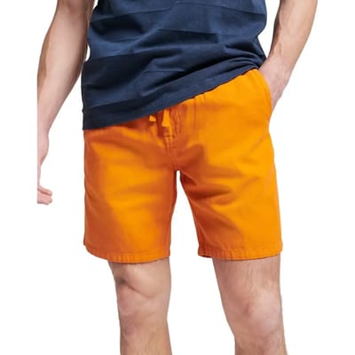 Superdry Vintage Overdyed Chino Shorts Oranje S Man