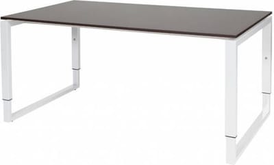 Verstelbaar Bureau - Domino Plus 160x90 logan - wit frame