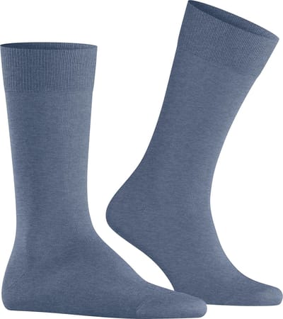 Burlington Lord herensokken - blauw (light jeans)