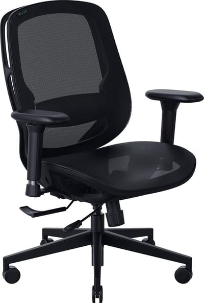 Razer Fujin Mesh - Gaming Stoel - Ademende Bureaustoel - Rughoek 136° - 3D Armsteunen - Ergonomisch