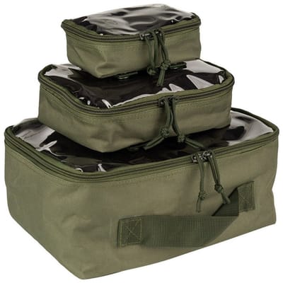 101 INC Organizers Transparant – Set van 3 stuks groen