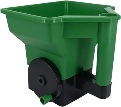 Handstrooier Meststof - Zaadstrooier Gazonstrooier - Tuinonderhoud - 3L Capaciteit - 24 x 23 cm - Blauw