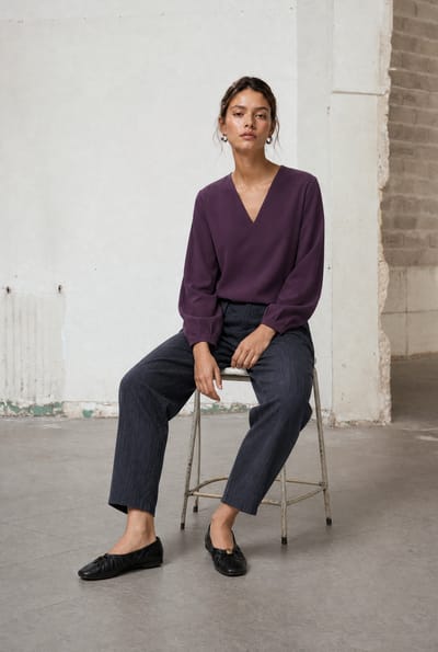 Aria top technical jersey | Cherry - Cherry / S