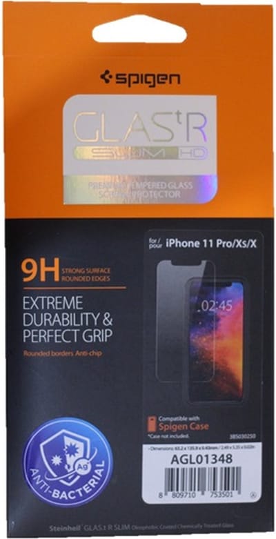 Spigen Glas.tR Slim HD Doorzichtige schermbeschermer Apple 1 stuk(s)