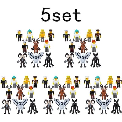 Hoge Kwaliteit 10 stuks 99 Nachten In Het Bos Hert Uil Geit Speler Hoofdpersoon Karakter Monster Model Figurine Speelgoed Kerstcadeau