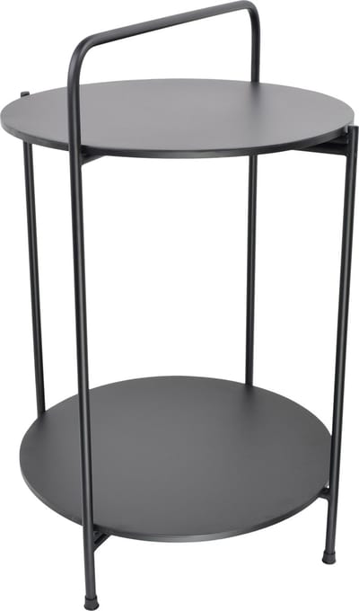 LOFT42 Fold Bijzettafel - Metaal - Mat Zwart - 68x45x45
