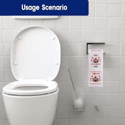 40e Verjaardagscadeaus - Grappige Toiletrollen voor Vrouwen en Mannen