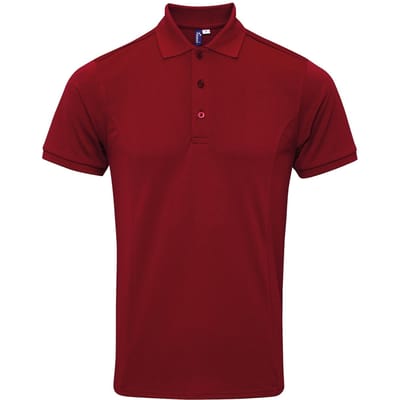 Premier Heren Coolchecker Plus Pique Polo Met CoolPlus (Bourgondië)