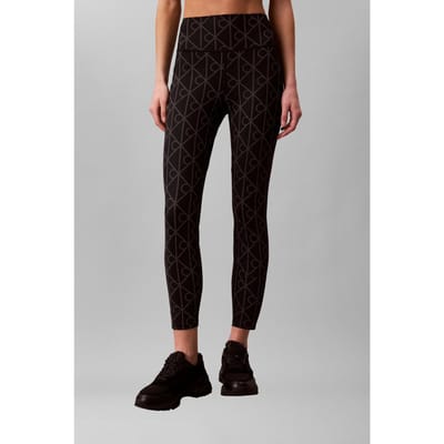 Calvin Klein Icon Sport Printed Legging Black Taglia: XS | Leggings Outlet | Donna | Nero