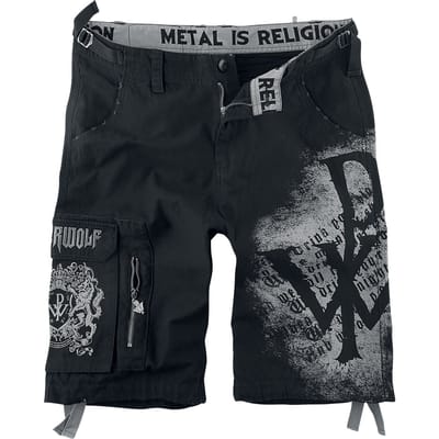 Powerwolf EMP Signature Collection Heren Shorts - zwart/grijs - M