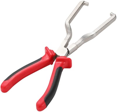Dailygoods- Brandstofslang Tang - Roestvrij Staal - Antislip Handvat - Voor Brandstofslangen - Verstelbaar - Hoogwaardige Constructie - Brandstofslang Gereedschap