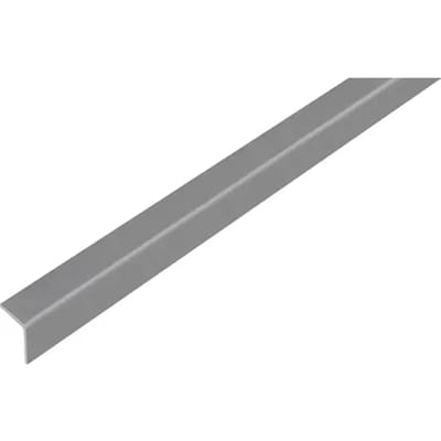 Alberts 432928 hoekprofiel | zelfklevend | kunststof, grijs metallic | 1000 x 20 x 20 mm