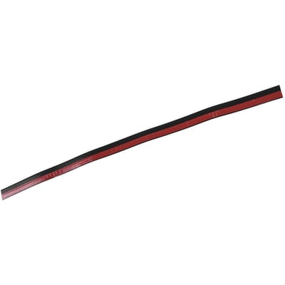 Deur Afdichtingstape Winddicht Stofdicht Geluiddicht Siliconen Rubber Afdichtingsstrip voor Afdichtingsopeningen tot 23 mm Type 1 black