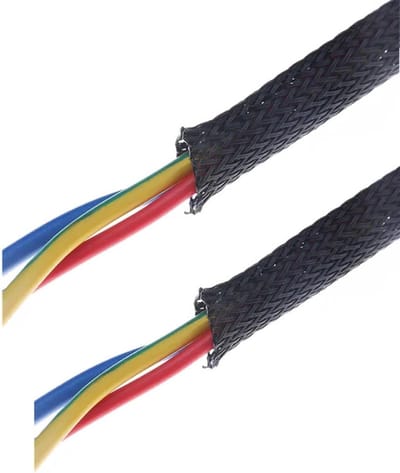 Kabelbescherming - Kabelhuls Mantel - Draden Organiseren - Robuust PET Materiaal - 10 Meter 15 mm - Zwart