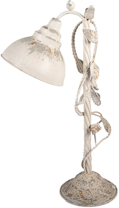Clayre & Eef Tafellamp 35x19x62 cm Beige Metaal