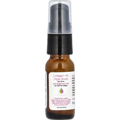 Hyalogic, Sérum Triple Boost Collagène HA, avec Syn-Coll et Collagène, Sans Parfum, 0,47 fl oz (13,5 ml) black
