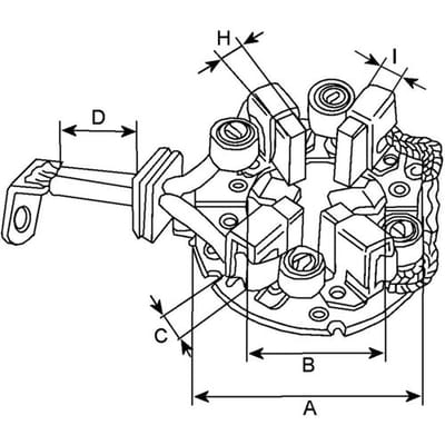 Houder, koolborstel HC-CARGO F 032 139 638